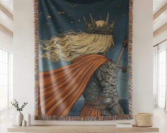 Throne of Glass Blanket Manon Blackbeak ,Aelin Galathynius Rowan Whitethorn Fantasy Bookish Gift, Sarah J. Maas Fan.