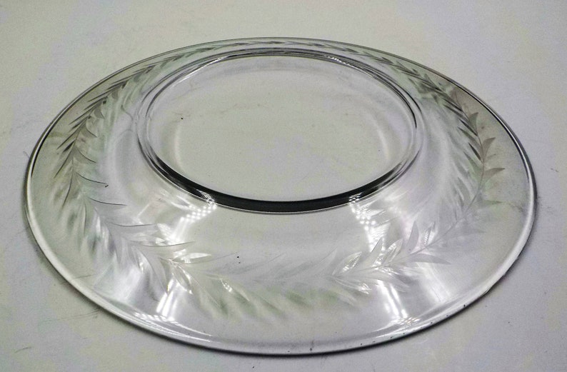 Luncheon Plates Cambridge Simple Elegance 6 Vintage Crystal Dishes Gift for Her