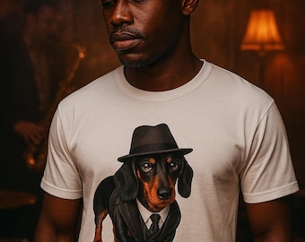 Dachshund Graphic Tee - Dapper Dog Lover Gift
