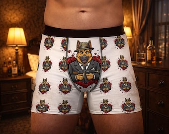 Valentine's Day Mob Dog's boxer briefs