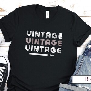 Vintage T-Shirt | Bella Canvas 3001 | 3x &#39;Vintage&#39; Motiv | Retro-Stil T-Shirt | T-Shirt