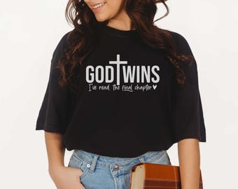 Christian Comfort Colors ® Shirt, Comfort Colors Christianity Shirt, übergroßes christliches T-Shirt, Übergröße Bibel Shirt, Taufe Geschenk Shirt