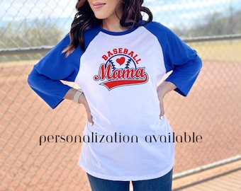 Baseball Mom Gameday Shirt | Customized Baseball Mom Shirt | Custom Shirts Baseball Mom | Baseball Mom Custom Shirt | Baseball Mom tee-shirt