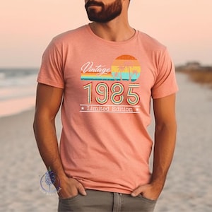 40th Birthday Shirt | Born in 1985 | Limited Edition T Shirt | 40th Birthday Gift | Milestone Birthday | 40th Birthday for Dad | Retro Shirt
