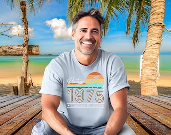50th Birthday Shirt | Born in 1975 | Limited Edition T-Shirt | 50th Birthday Gift | Men's Milestone Gift | 50th Birthday for Dad - Grandpa