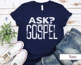 Christian Gospel Shirt, Christian Bible Verse Tee Shirt, Bible Verse Christianity Tee, Jesus Bible Verse Shirt, Christian Evangelism T-Shirt