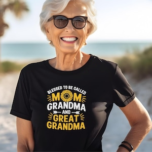 Mom Grandma Great Grandma Shirt| Great Grandma Shirt Gift | New Great Grandma Shirt | Shirts for Great Grandma | Great Grandma Shirt Baby