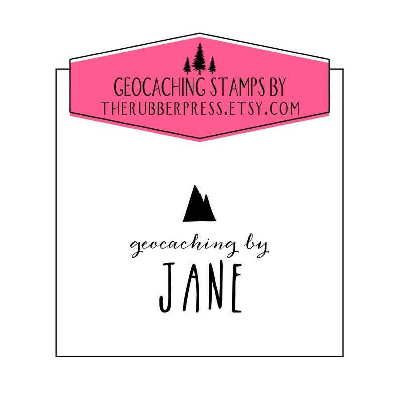 Geocaching Custom Stamps Etsy