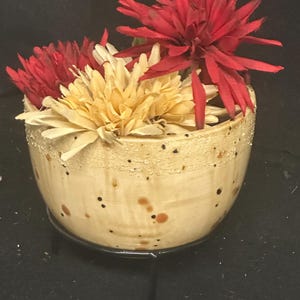 Memorial cremains Pottery-ashes lovingly incorporated into the glaze, creating a lasting tribute Modern Planter Pet memorial