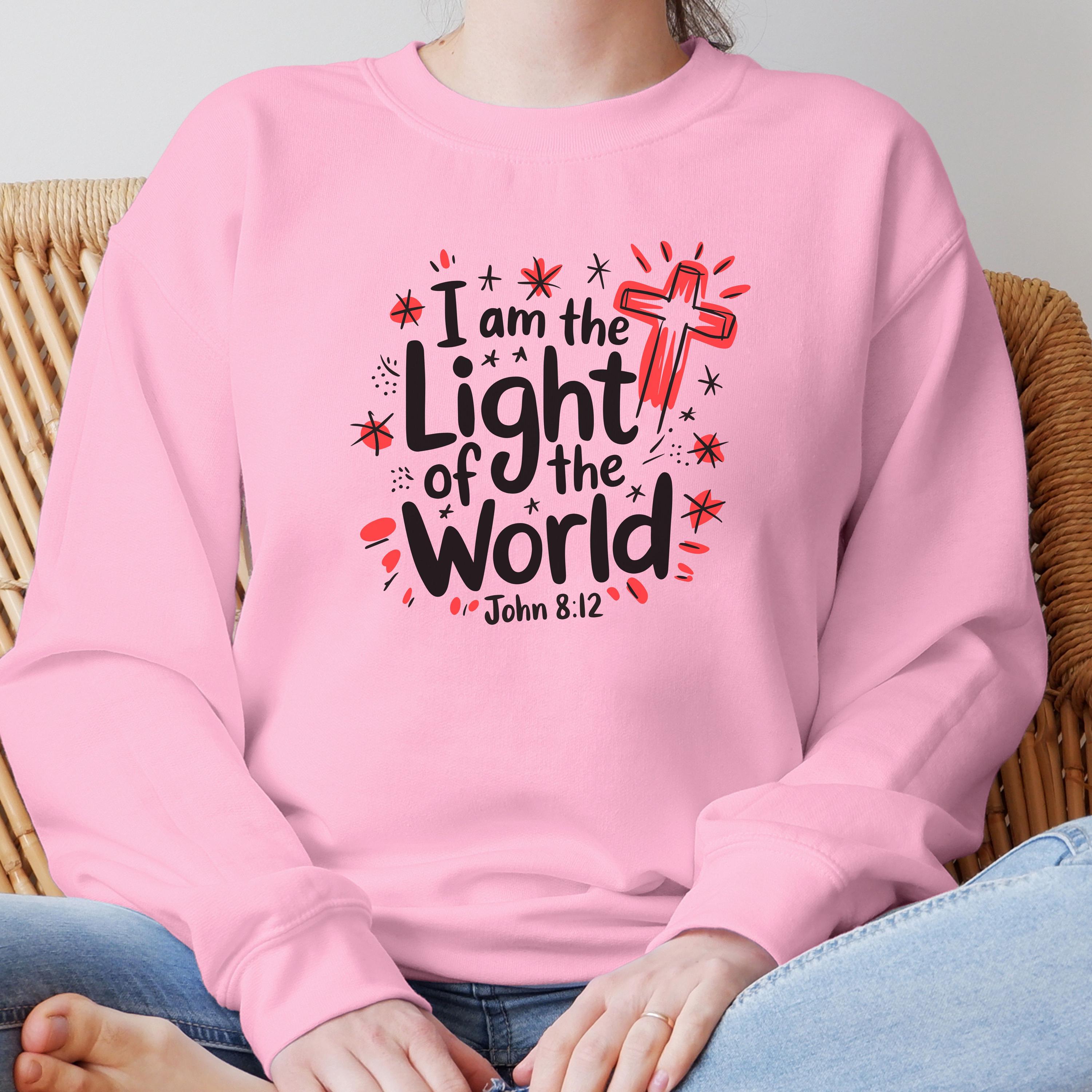 I AM THE LIGHT OF THE WORLD Graphic Sweatshirt main image 1
