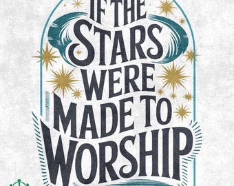 If The Stars Were Made To Worship SVG PNG - Christian Western Design