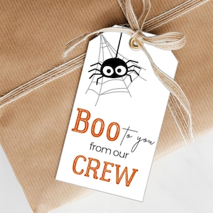 Halloween Gift Tags, Halloween Treat Gift Tag, Happy Halloween Gift Tag Printable
