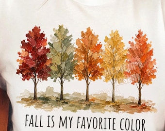 Fall Is My Favorite Color PNG, Autumn Vibes Shirt Design, Thanksgiving Shirt Graphic, Cute Fall Lover, Retro Pumpkin Brushstroke Graphic png