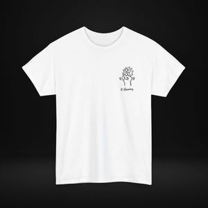 Camiseta unisex de Keith Haring, camiseta Fingers Crossed, camiseta con arte gráfico, camiseta de algodón, camiseta de calle imagen 1