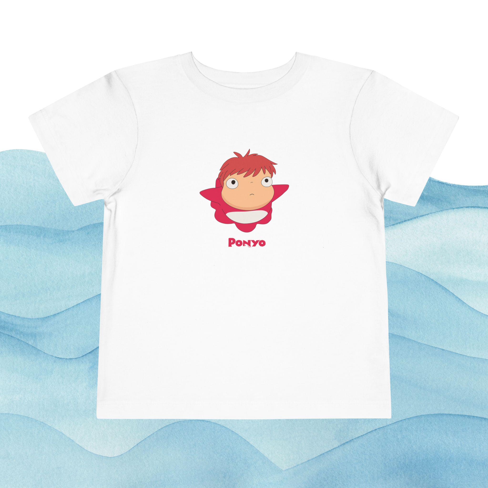 Studio Ghibli Ponyo Toddler Shirt, Cute Anime Kids Graphic Tee 