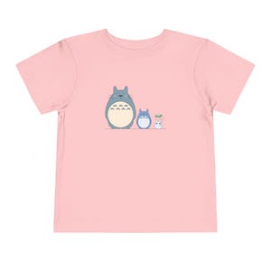 My Neighbor Totoro Toddler Tee, Studio Ghibli Unisex T-Shirt, Cute Forest Spirits Top, Anime Inspired Kids Shirt, Japanese Cartoon Character zdjęcie 7