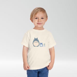 My Neighbor Totoro Toddler Tee, Studio Ghibli Unisex T-Shirt, Cute Forest Spirits Top, Anime Inspired Kids Shirt, Japanese Cartoon Character zdjęcie 1