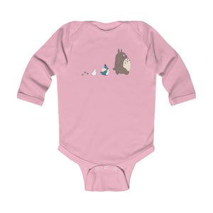 Totoro Characters Infant Bodysuit | Cute Studio Ghibli Woodland Baby Onesie image 4