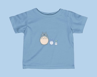 Cute Totoro Infant Tee - Adorable Baby Shirt, Gift for New Parents, Toddler Clothing, Baby Shower Gift, Cartoon Character Tee