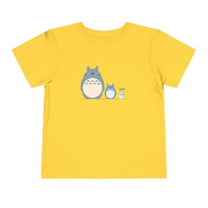 My Neighbor Totoro Toddler Tee, Studio Ghibli Unisex T-Shirt, Cute Forest Spirits Top, Anime Inspired Kids Shirt, Japanese Cartoon Character zdjęcie 8