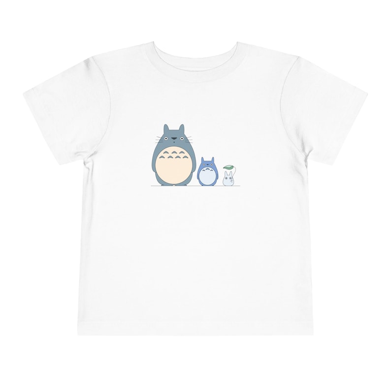 My Neighbor Totoro Toddler Tee, Studio Ghibli Unisex T-Shirt, Cute Forest Spirits Top, Anime Inspired Kids Shirt, Japanese Cartoon Character zdjęcie 6