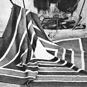Block Square Afghan Vintage PDF