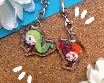 Phone Charm | Meloetta Aria Forme & Meloetta Pirouette Forme