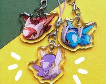Phone Charm | Latias Latios & Mega Latias