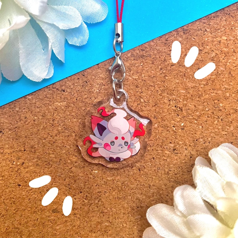 Charme de téléphone | Zorua et Hisuian Zorua - Etsy France