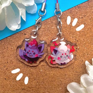 Phone Charm | Zorua & Hisuian Zorua