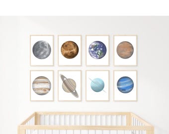 Planet Art for Kids Room