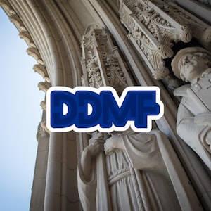 3&quot; x 3&quot; DMF | Duke University Die-Cut Sticker