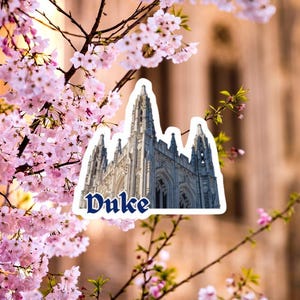 Duke University Chapel Die-Cut Sticker