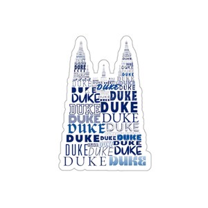 3&quot; x 3&quot; Duke Chapel Die-Cut Sticker | Duke University