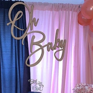 baby shower, Oh Baby sign, baby shower sign, oh baby wooden sign, style #744, rustic baby shower, baby reveal, oh baby back drop