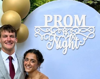 Letrero de madera sin terminar para la noche de graduación, decoración para fiestas DIY