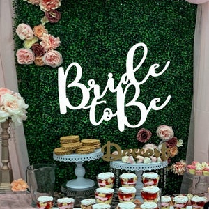 Bride to be wood sign, Wedding Backdrop, Wedding Bar Sign, Bridal Shower, bride to be backdrop, wedding decor, bridal shower decor