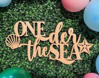 Mermaid 1st Birthday Mermaid Decor, Under the Sea Birthday, Ocean Themed Birthday Party, Oneder The Sea Theme Decor, Mermaid Theme Party