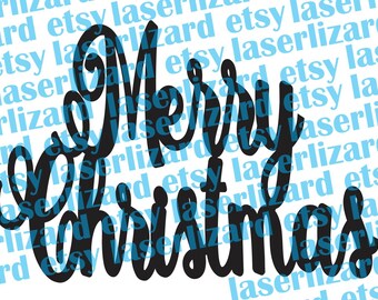 Letrero de madera sin terminar "Feliz Navidad" de 43 x 66 cm (17 x 26 pulgadas), sin pintar.