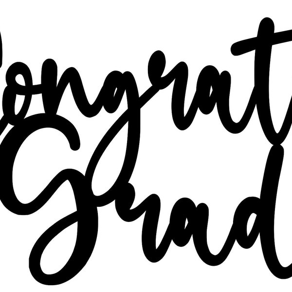Congrats Grad, Grad Sign, Wood Graduation Photo Prop Sign, Grad Sign, Graduation Photo Prop, Graduation Decor, Grad Wood Sign