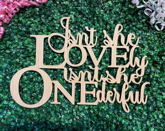 Onederful Birthday Sign Custom Party Wall Decor
