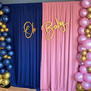 Oh Baby sign, style 744 , oh baby wooden sign, rustic baby shower, bohemian baby shower decor, baby reveal, oh baby back drop, baby shower image 5