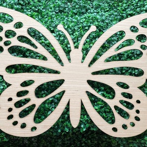 butterfly wood sign UNPAINTED 17 x 26 inch unfinished 5 mm thick plywood