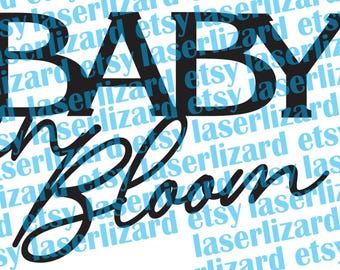 Bebé en flor svg, bebé en flor baby shower svg, primer cartel de cumpleaños svg, baby shower svg, marco de accesorios de fotos para baby shower svg