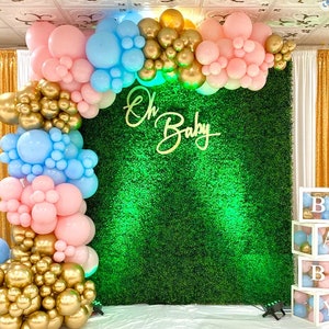 Oh Baby sign, style 744 , oh baby wooden sign, rustic baby shower, bohemian baby shower decor, baby reveal, oh baby back drop, baby shower image 4