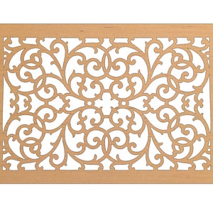 Lattice Panel Vent Cover Trellis 17.5 x 26 inch unfinished wood 5 mm thick