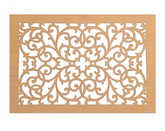 Lattice Panel Vent Cover Trellis 17.5 x 26 inch unfinished wood 5 mm thick