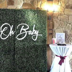 Oh Baby, Oh Baby sign, baby shower sign, oh baby cutout, baby shower, oh baby wooden sign, style #744, rustic baby shower, baby reveal