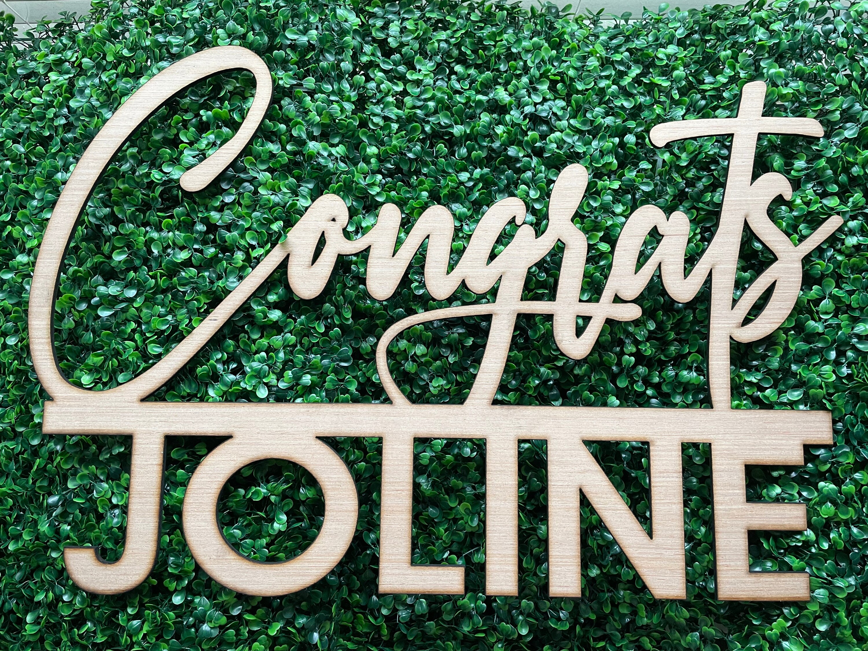 Grad Name Sign Congrats Grad Name Sign, Wood Graduation Photo Prop - Etsy