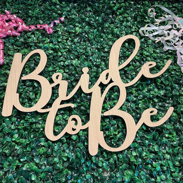 Bride to Be Wooden Sign | Bridal Shower Backdrop Decor